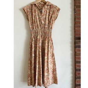 Cute floral, vintage, cotton dress